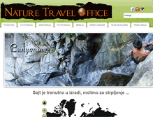 Tablet Screenshot of naturetraveloffice.com